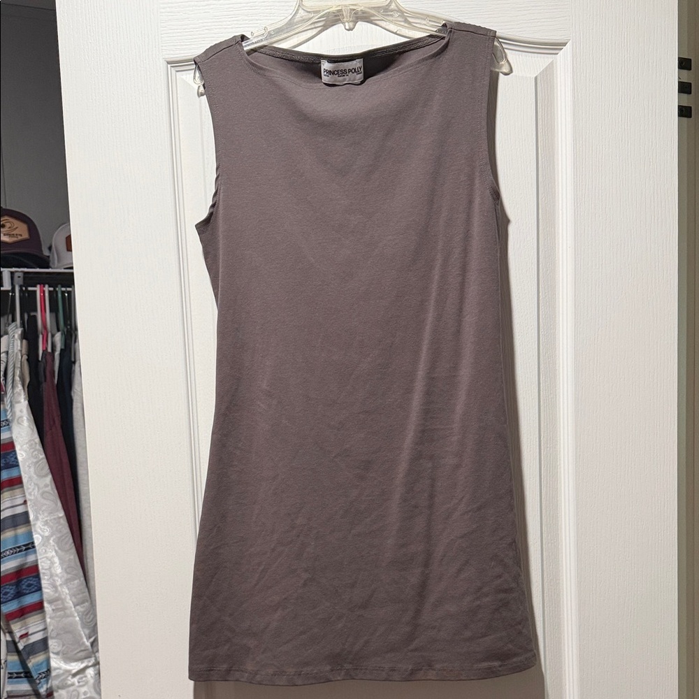 Sleeveless dark grey Dress